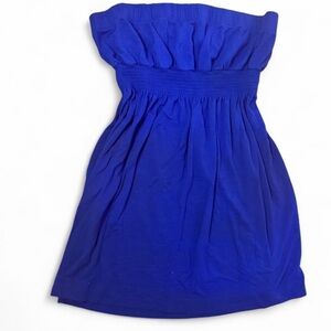 Vibrant Blue Strapless Dress